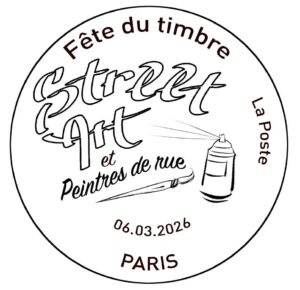 l'oblitération (ici celle de Paris)